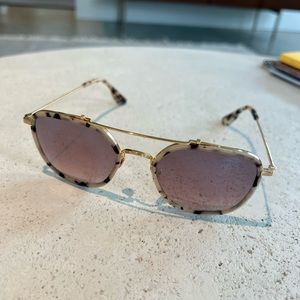 KREWE Austin | Matte Oyster 24k Titanium Mirrored
